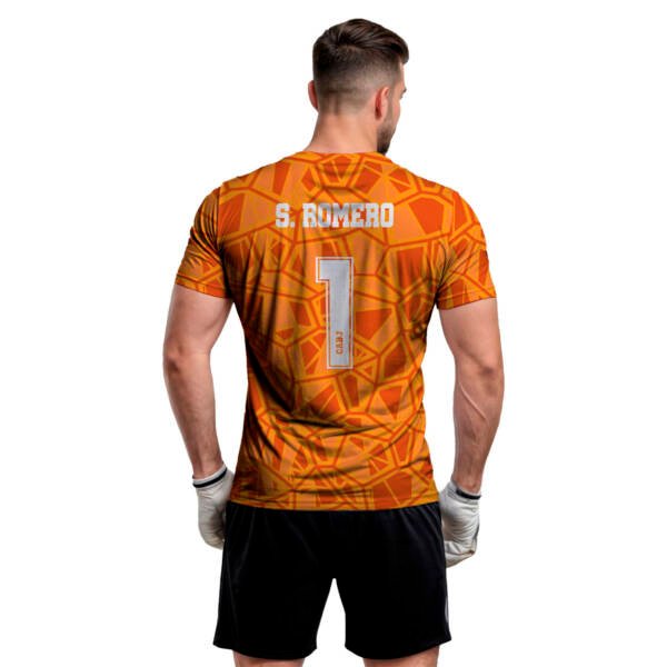 Camiseta Naranja Boca Juniors Chiquito Romero - Imagen 2