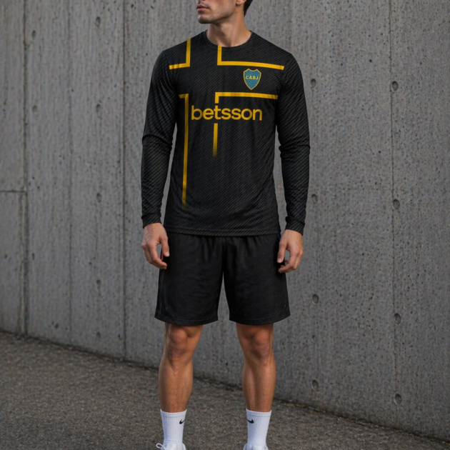 Camiseta Boca Tercera Alternativa Negra 2024