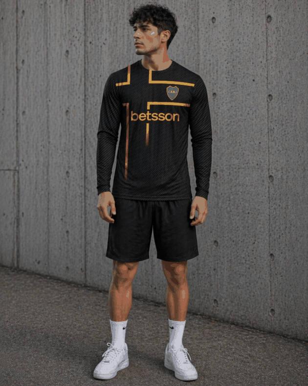 Camiseta Boca Tercera Alternativa Negra 2024