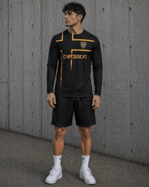 Camiseta Boca Tercera Alternativa Negra 2024