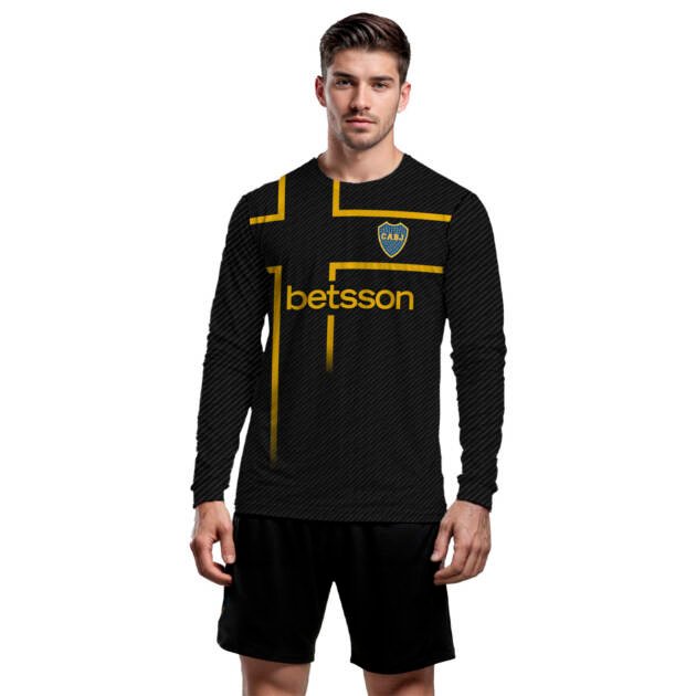 Camiseta Boca Tercera Alternativa Negra 2024