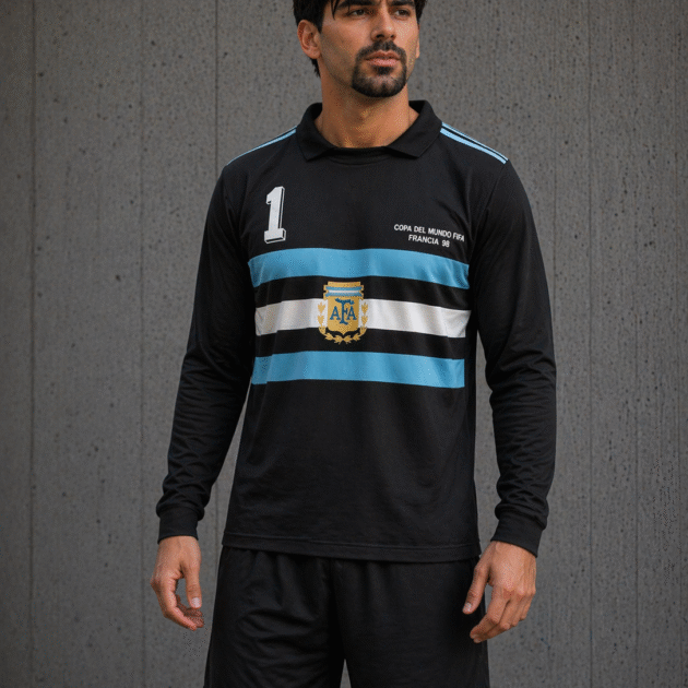 Camiseta Argentina Carlos Roa Mundial Francia 98