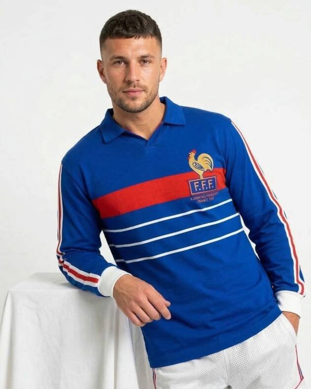 Camiseta Retro Clasica Francia 1984 - Kingz Camisetas