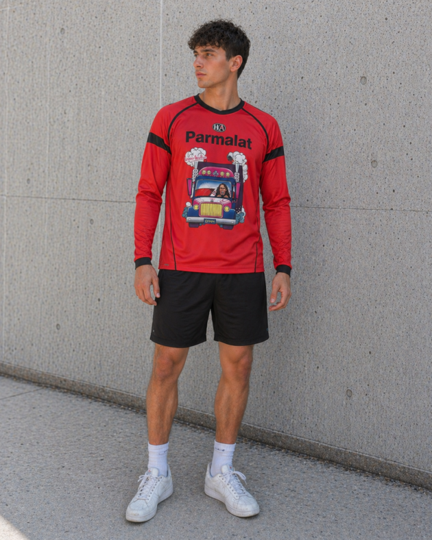 Camiseta Roja Mono Navarro Montoya 1992