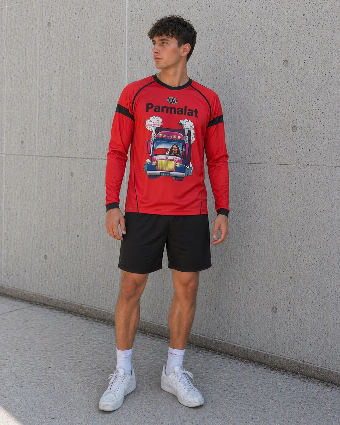 Camiseta Roja Mono Navarro Montoya 1992