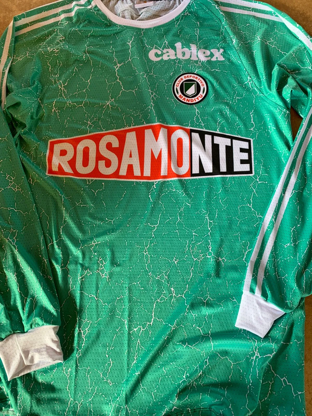Camiseta Mandiyu de Corrientes 1994 frente completo Kingz