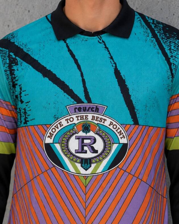 Camiseta de Arquero Deportivo Español Pedro Catalano 1992 - detalle