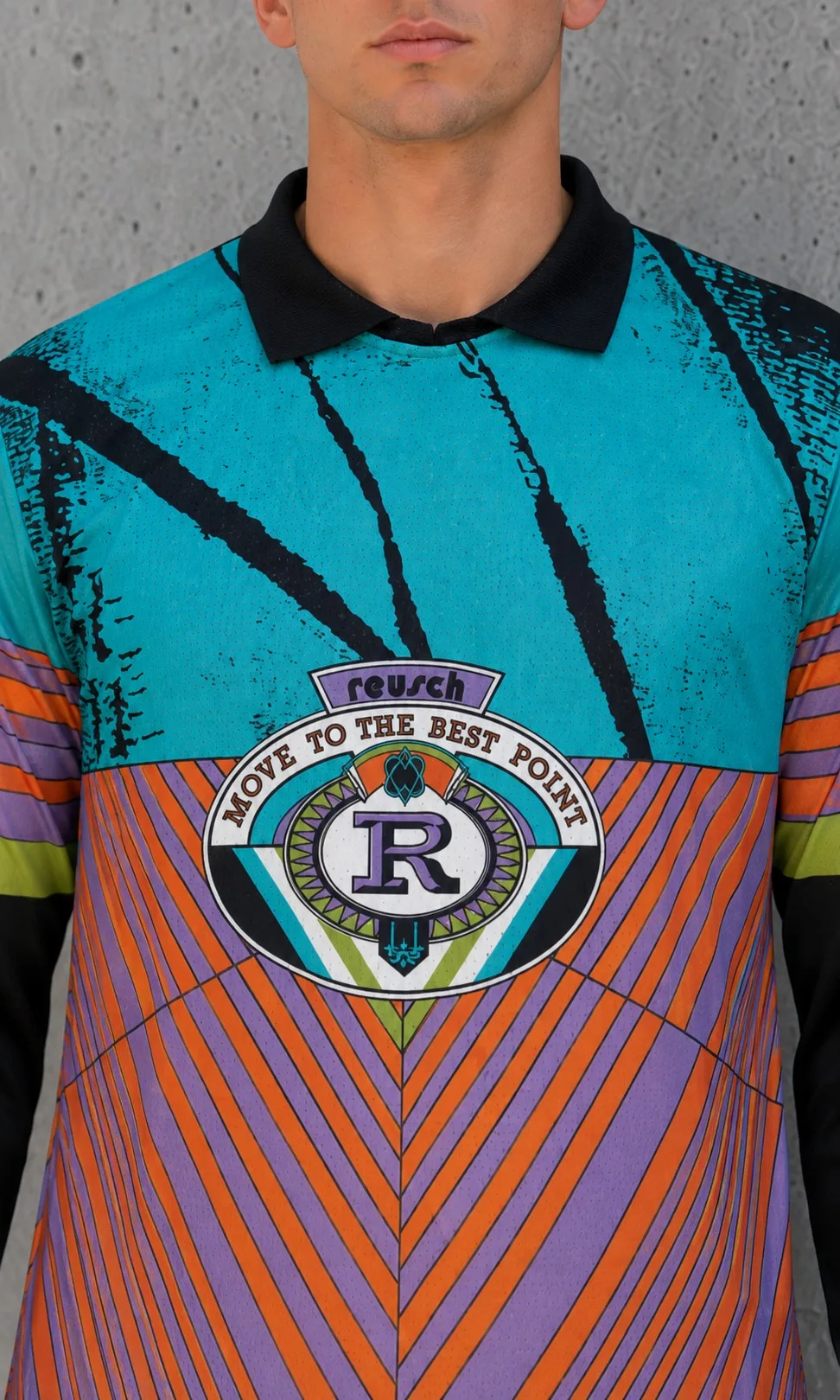Camiseta de Arquero Deportivo Español Pedro Catalano 1992 - detalle