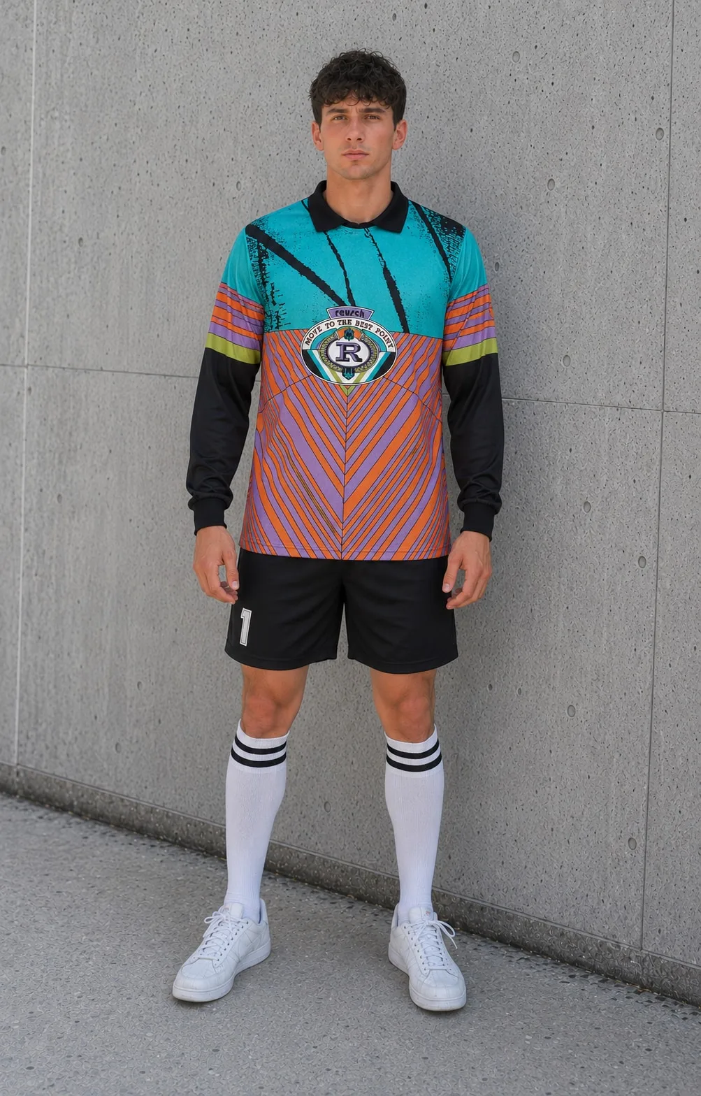 Camiseta de Arquero Deportivo Español Pedro Catalano 1992 - frente