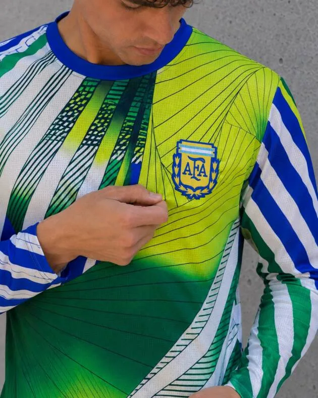 Detalle camiseta de arquero Argentina Goycochea 1991