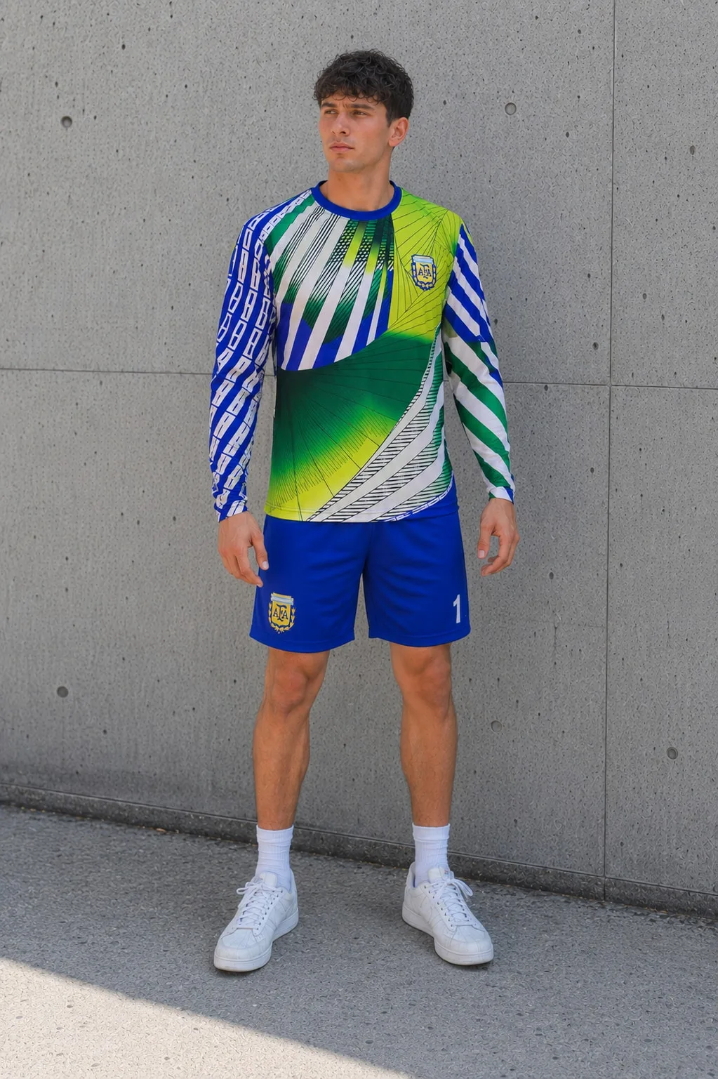 Camiseta de arquero Argentina Goycochea 1991 frente