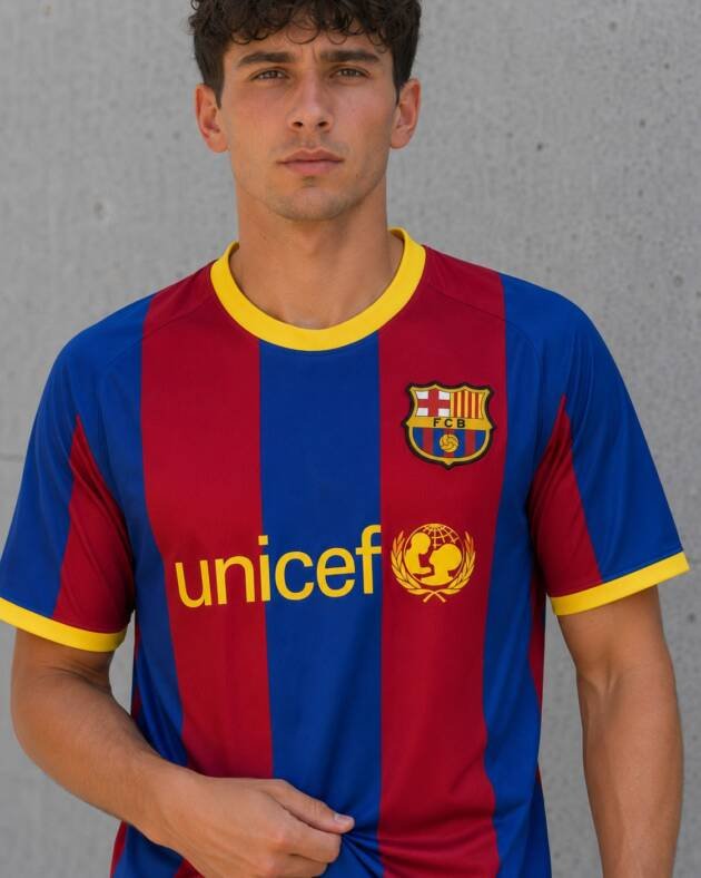 Camiseta Barcelona 2010-11 detalle