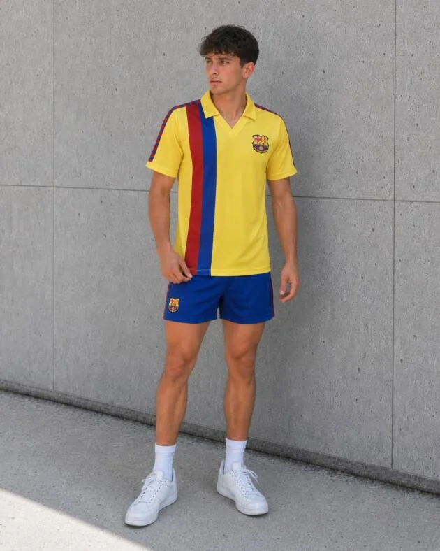 Camiseta Alternativa Barcelona 1982-83 frente