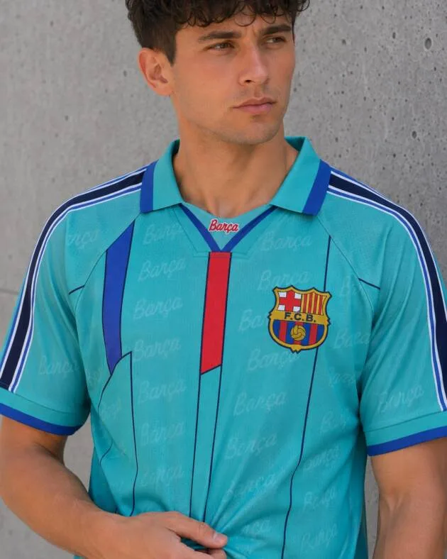 Camiseta Alternativa Barcelona 1996-97 detalle