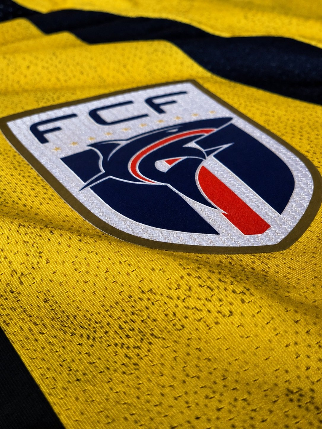 Camiseta arquero Cabo Verde detalle real del escudo