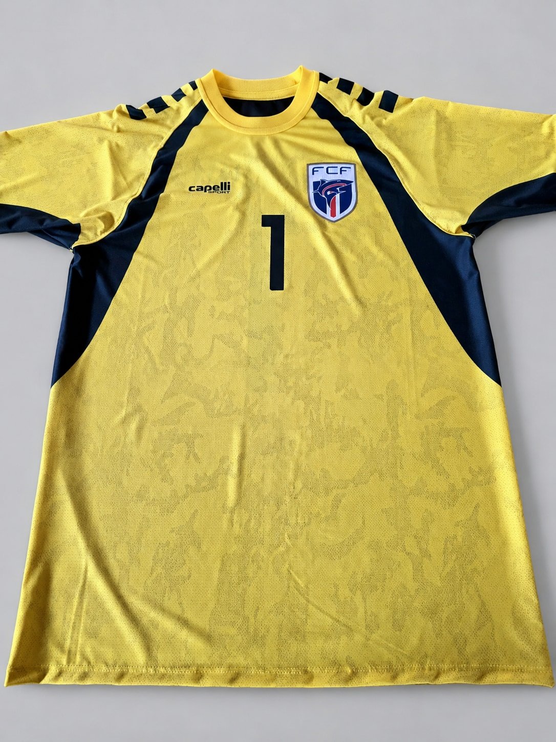 Camiseta arquero Cabo Verde foto real frente