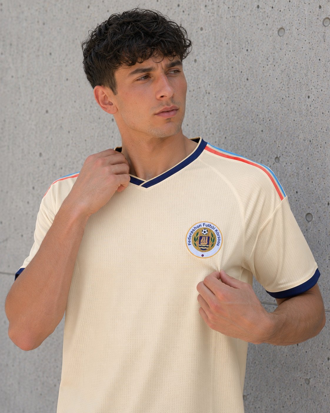 Camiseta alternativa Curazao 2026 detalle