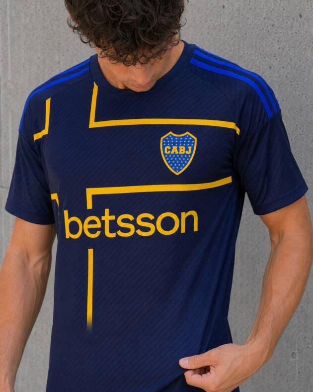 Camiseta Tercera Boca Juniors 2024 detalle