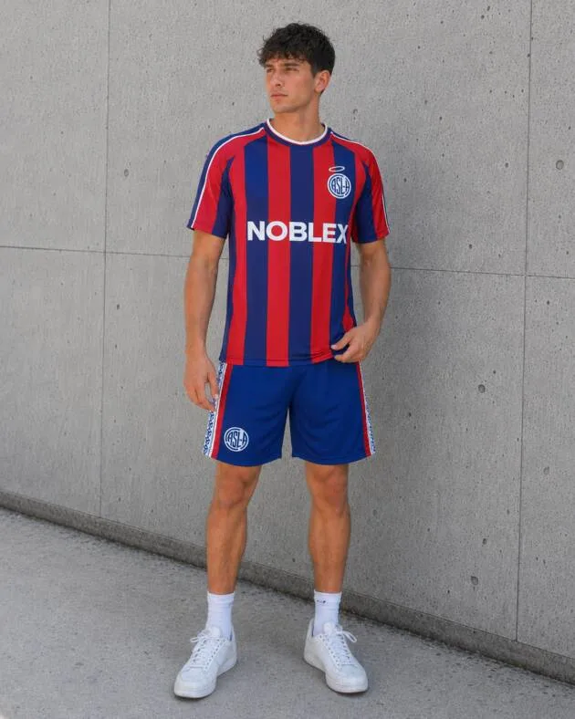 Camiseta San Lorenzo 2000-01 Noblex frente