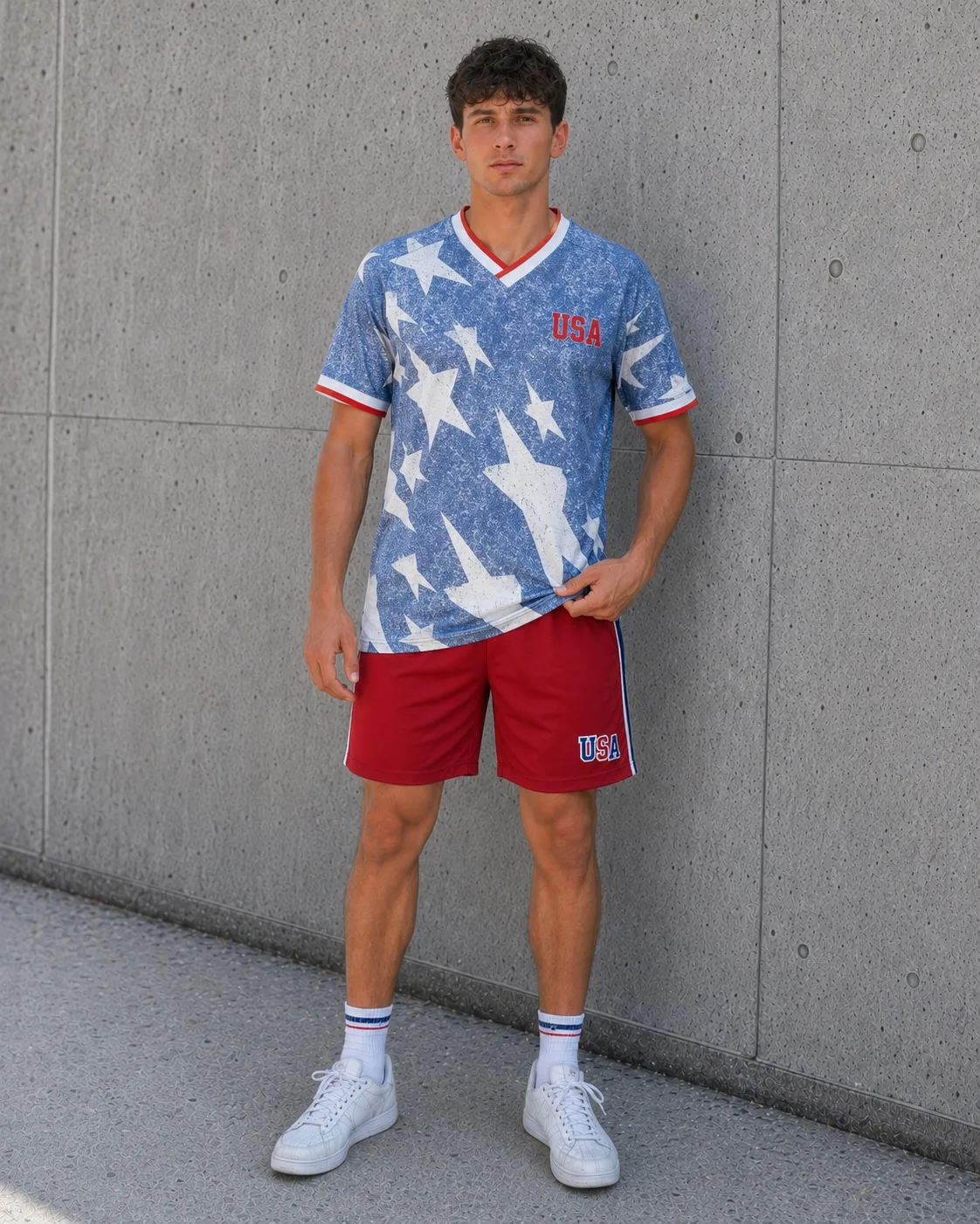 Camiseta Alternativa Estados Unidos 1994 frente