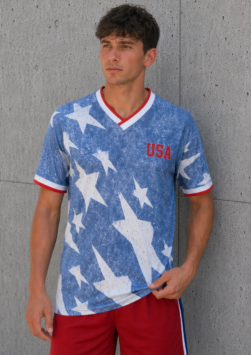 Camiseta Alternativa Estados Unidos 1994 detalle