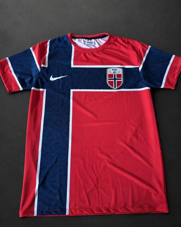 Camiseta Titular Noruega 2026 foto real frente