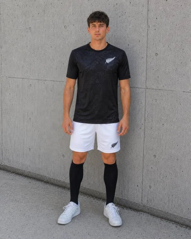 Camiseta Nueva Zelanda 2026 - mockup frente