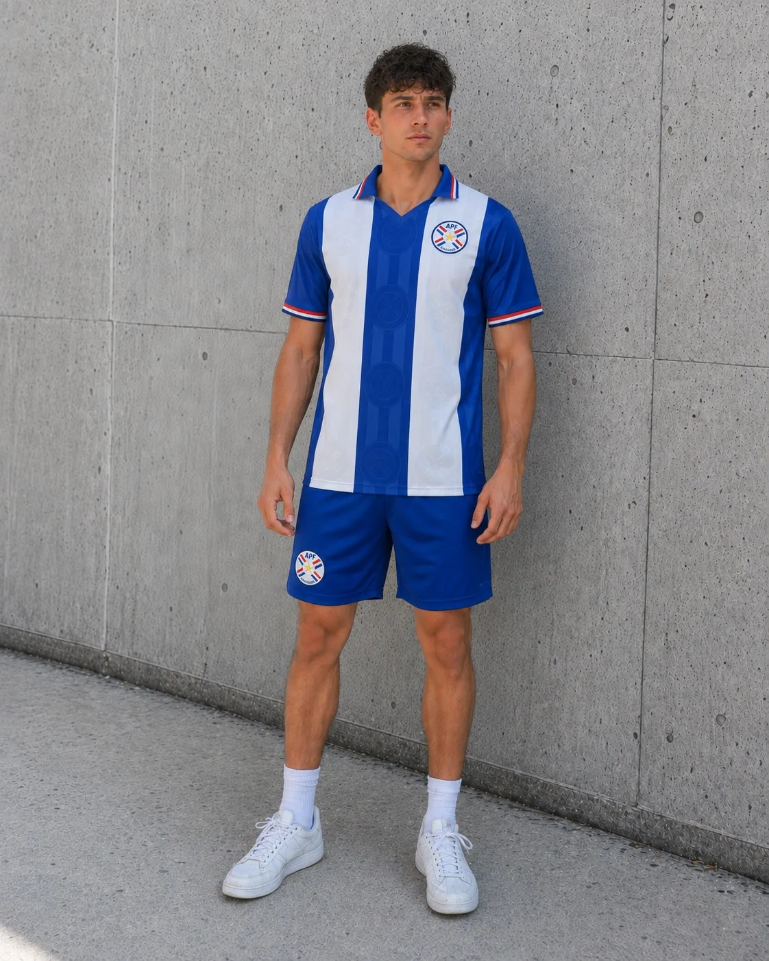 Camiseta Tercera Selección de Paraguay 1998 frente