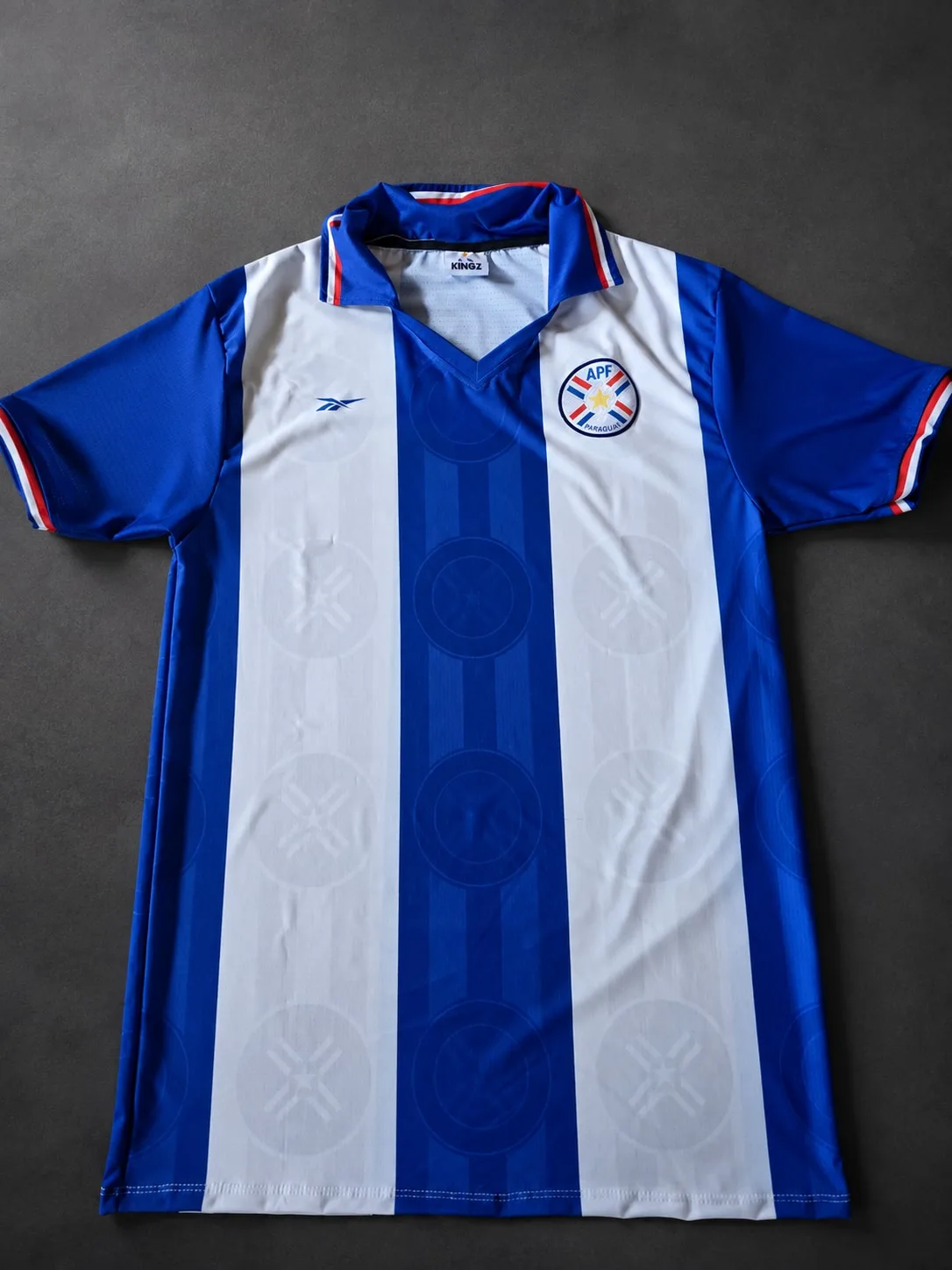 Camiseta Tercera Selección de Paraguay 1998 foto real frente