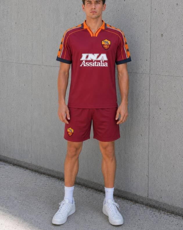 Camiseta Roma 1998-99 retro
