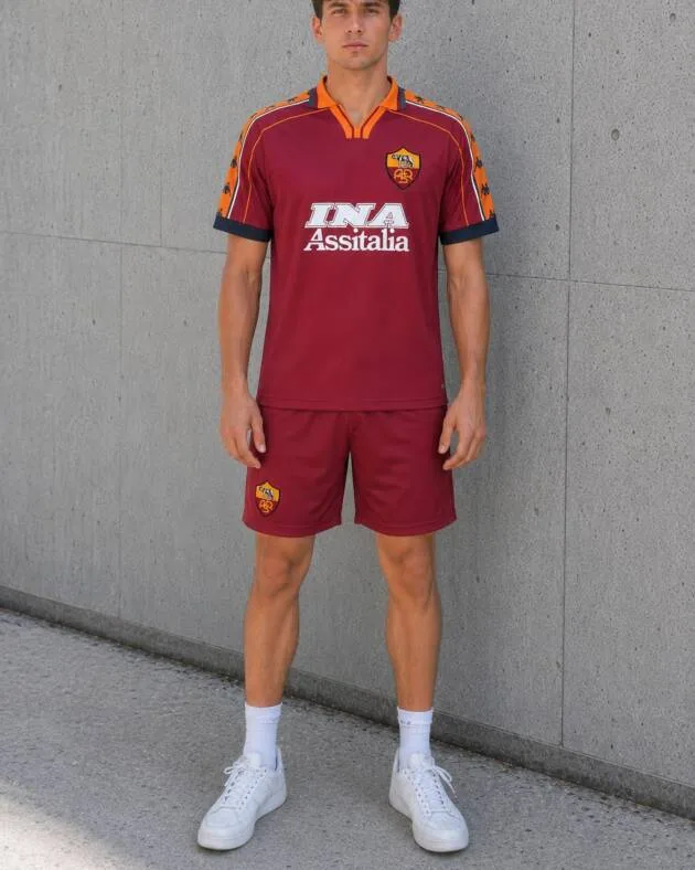 Camiseta Roma 1998-99 retro