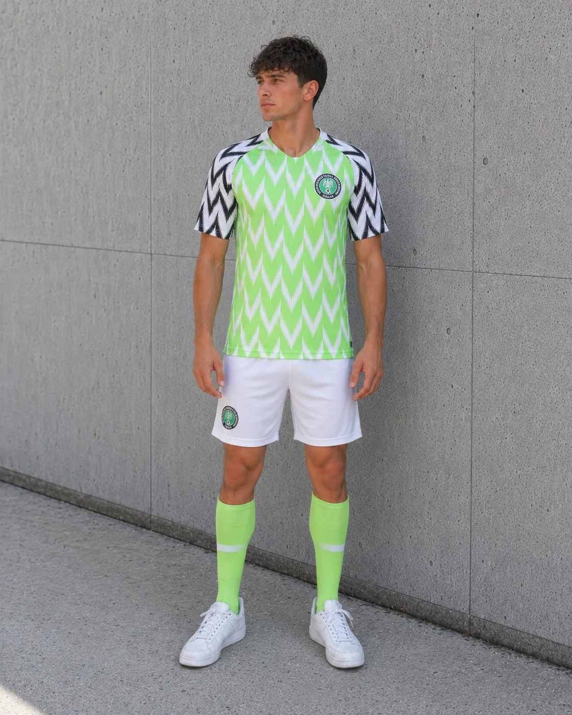 Camiseta Titular Nigeria 2018 frente