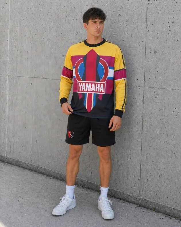 Camiseta de arquero Newell's Scoponi 1990-91 multicolor - frente