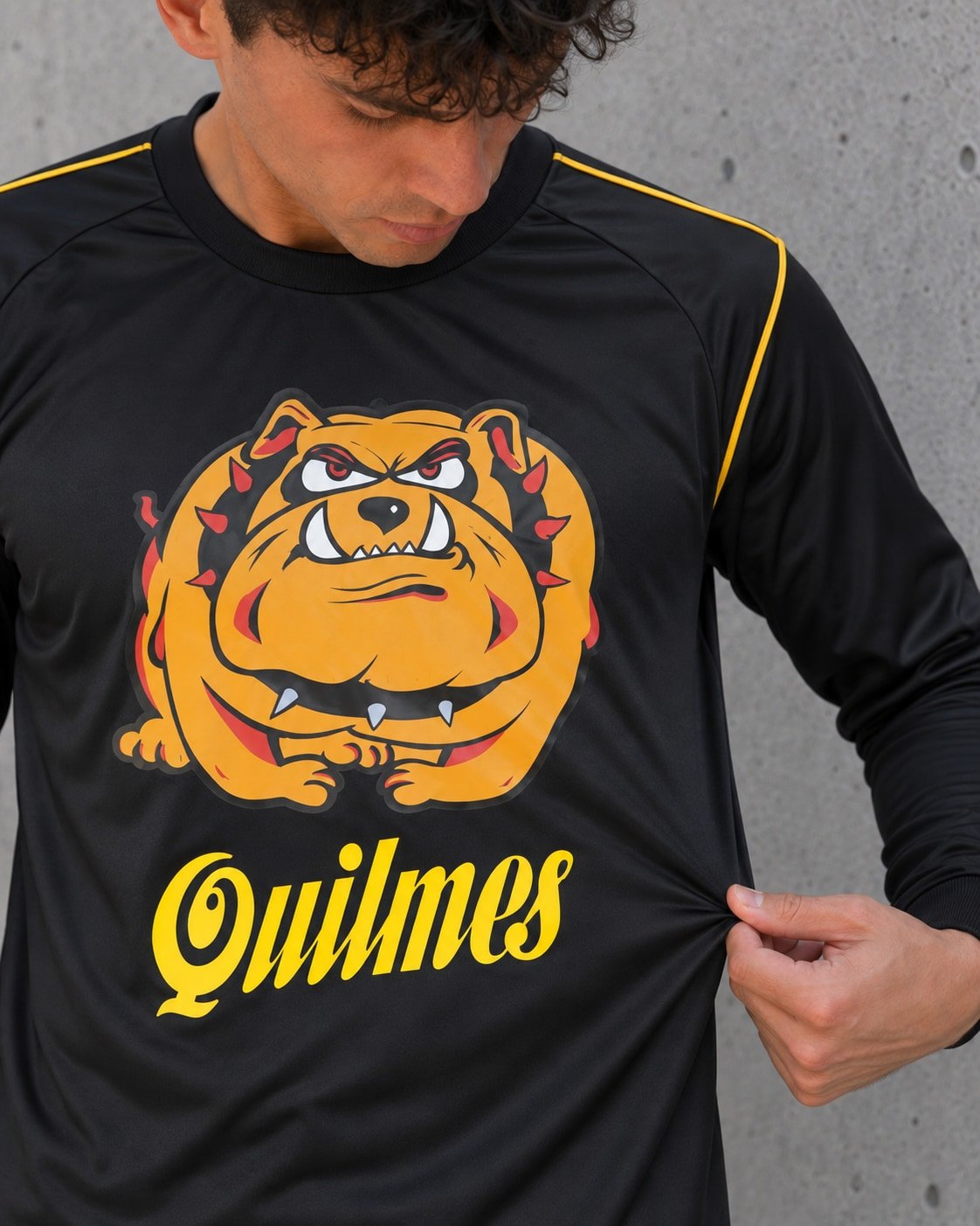 Camiseta de arquero Vélez Sarsfield Chilavert 1996-97 en tela SET negra