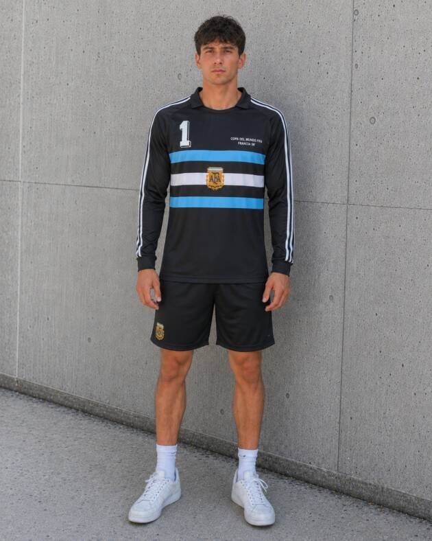 Camiseta de arquero Argentina Carlos Roa Mundial Francia 98