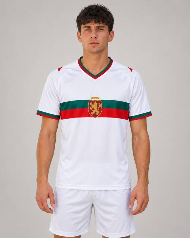 Camiseta Bulgaria 2020 Kingz, vistas delantera, detalle, dorso y fotos reales