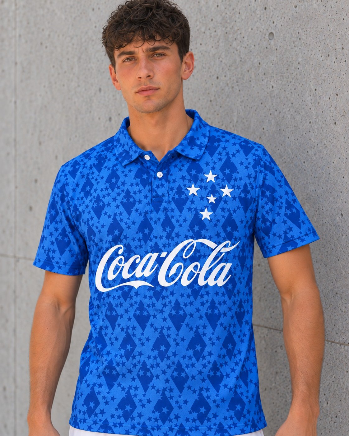 Camiseta chomba Cruzeiro 1993-94 — mockups y fotos reales