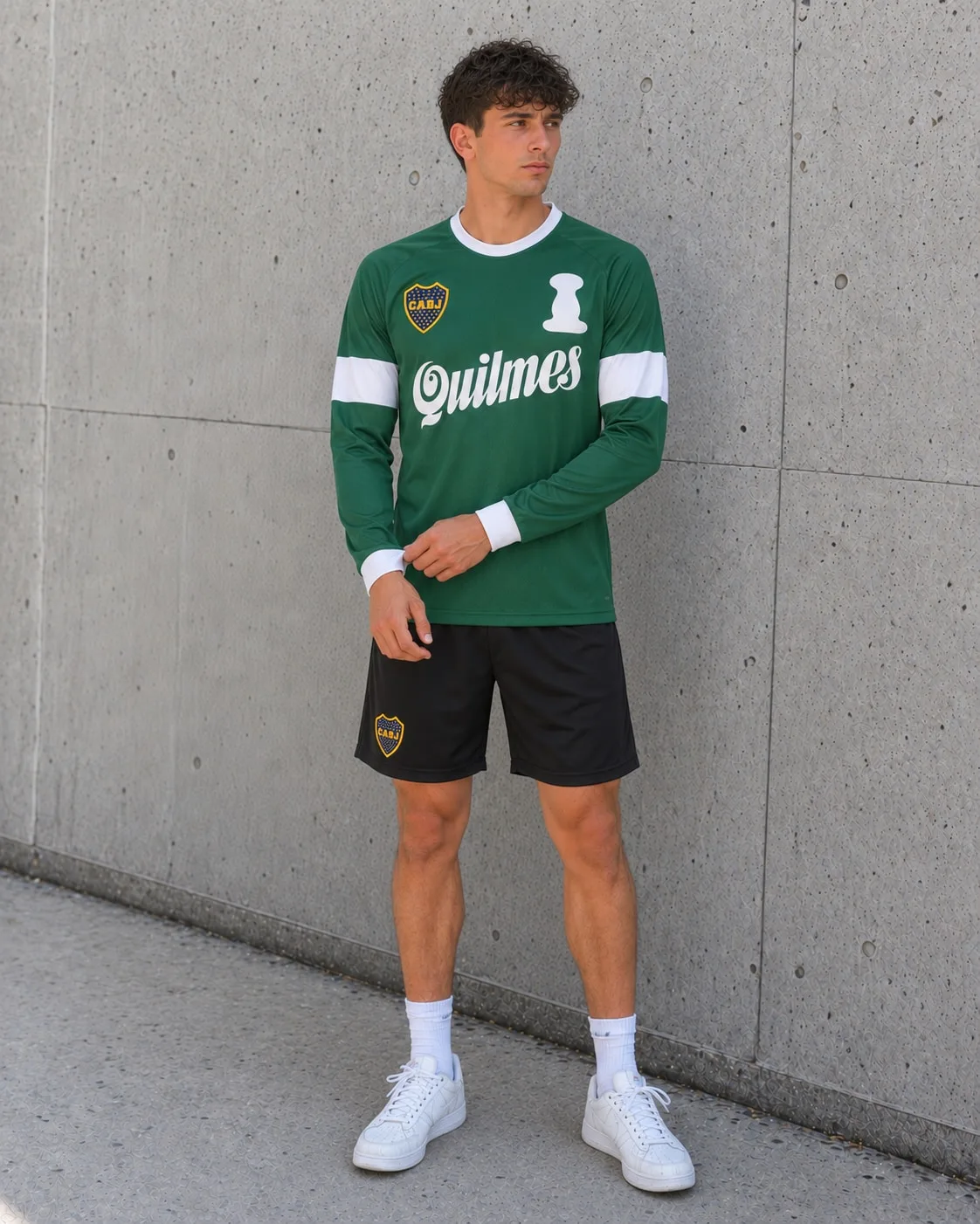 Camiseta de arquero Boca Juniors Navarro Montoya 1996 verde