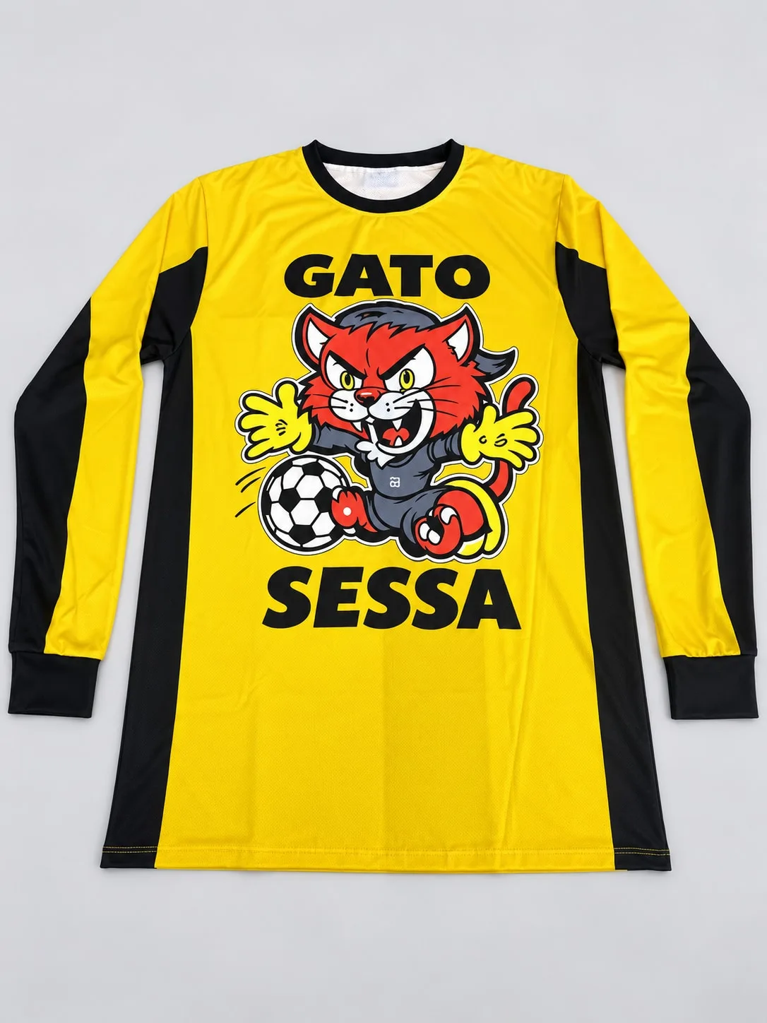 Camiseta arquero Huracán de Corrientes Gato Sessa 1996-97 — foto real frente