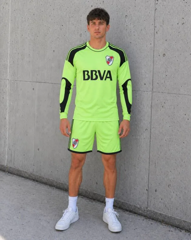 River Plate arquero Barovero 2014-2015 verde — frente