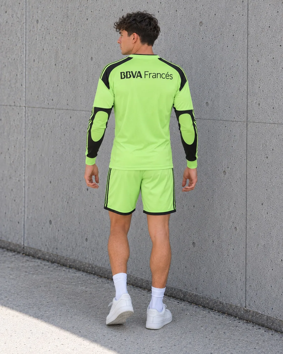 River Plate arquero Barovero 2014-2015 verde — dorso